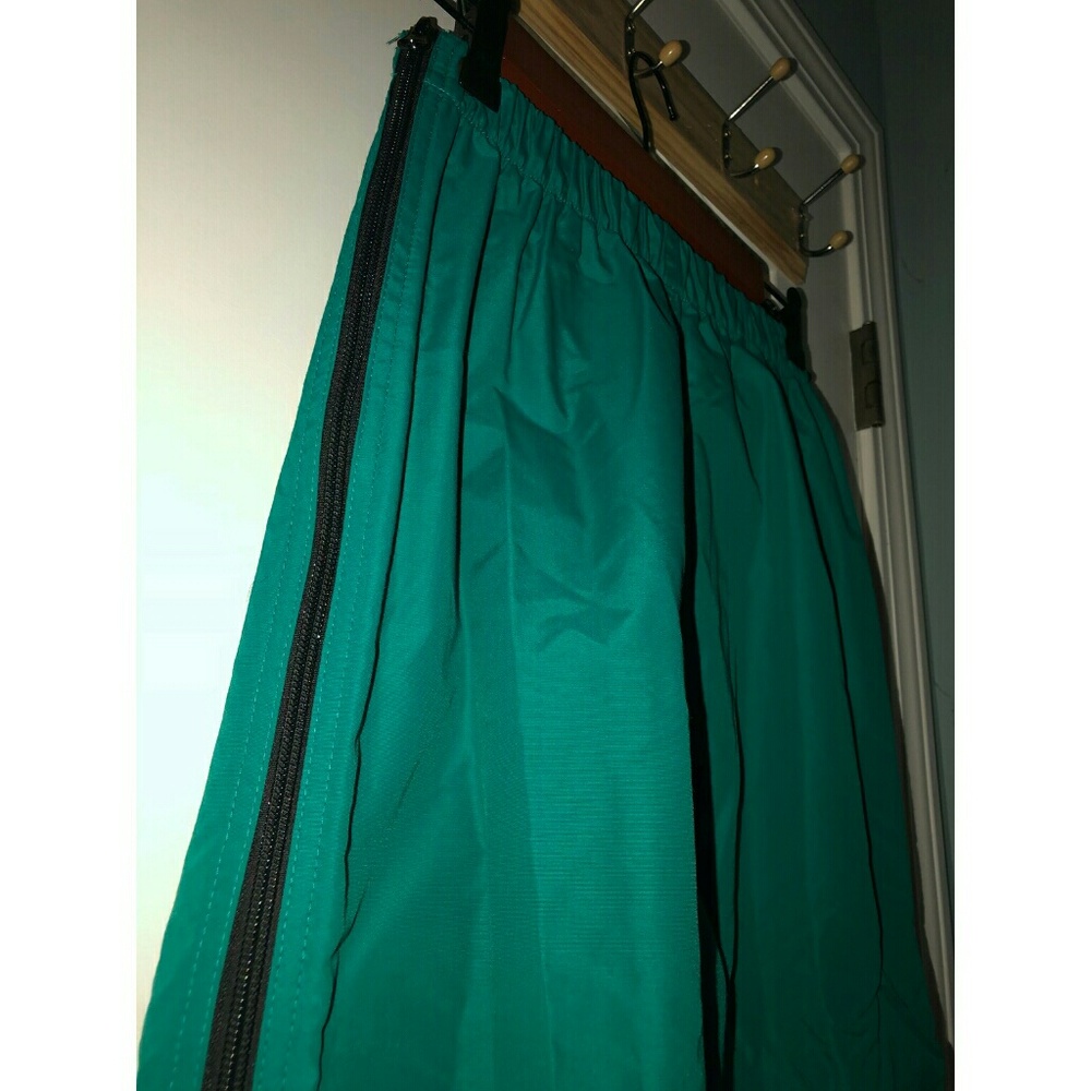 LL Bean Torquoise Tracksuit Pants w/ Zippers